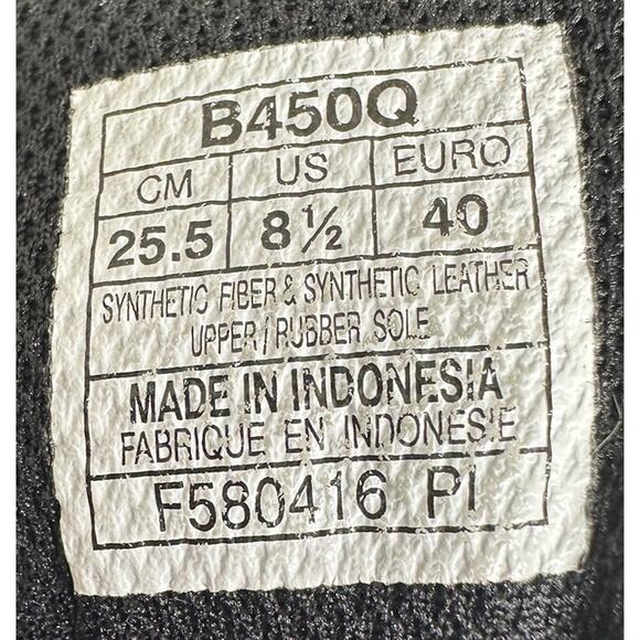 Asics Women's Gel Upcourt Size 8.5 Black & White Shoes B450Q Sneakers - Picture 7 of 7